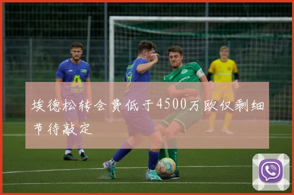 埃德松转会费低于4500万欧仅剩细节待敲定